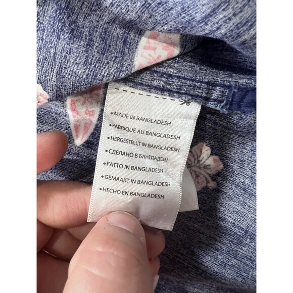 HB Harbor Bay-Mens Hawaiian Shirt-2XL Big/Wide Blue W/ Surfboard All Over Print - Picture 10 of 15